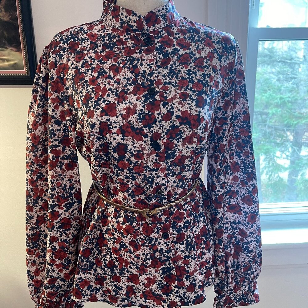 Floral Women's Blouse (S)